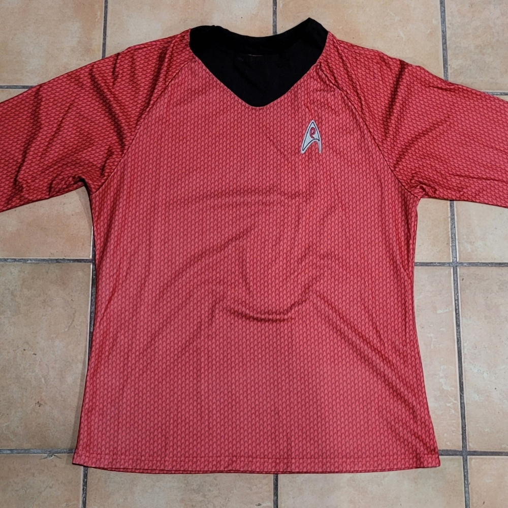 Authentic Starship Enterprise uniform top - size medium